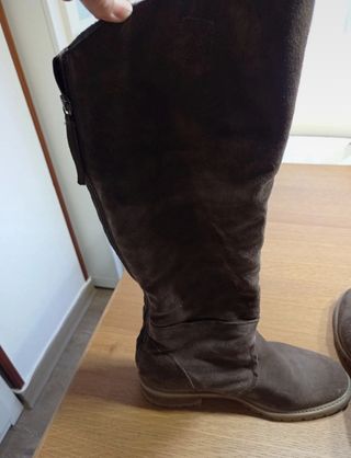 Botas altas ante marrón Zara