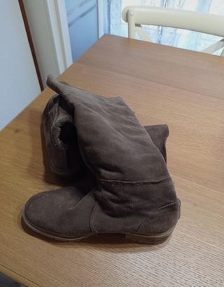 Botas altas ante marrón Zara
