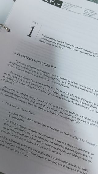 Temario oposiciones Agentes Hacienda Pública CEF