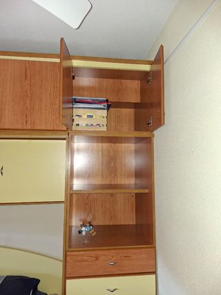 Habitación juvenil madera