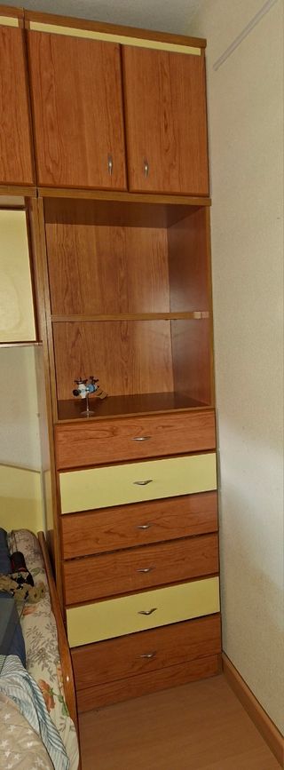 Habitación juvenil madera
