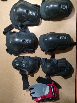 Rodilleras, coderas y guantes Oxelo