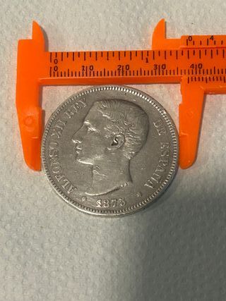 Moneda 5 pesetas Alfonso XIII (1875)