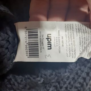 Maglia blu unisex tg M