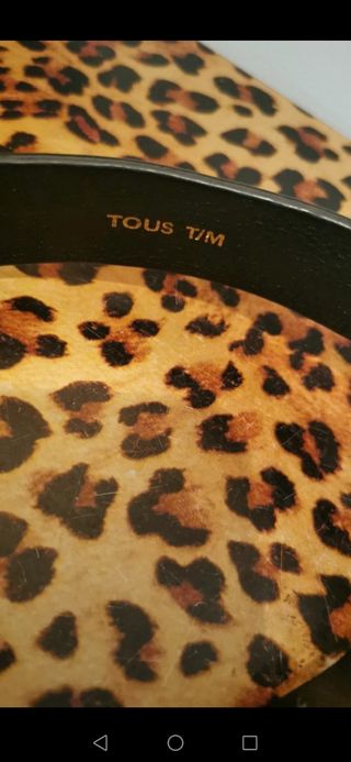 Cinturón Tous piel - Negro