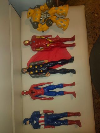 5 Figuras Superhéroes Marvel