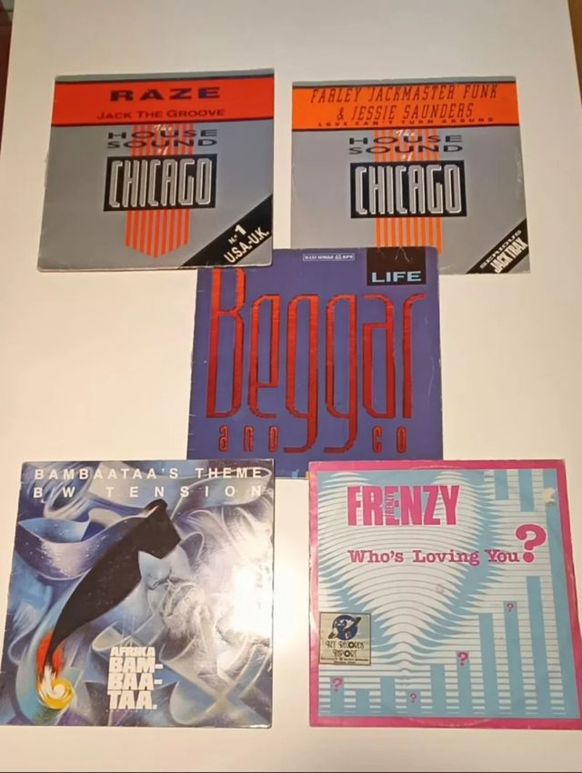 5 Maxi singles Funk Importados