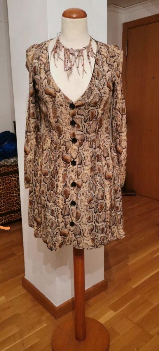 Vestido Zara serpiente