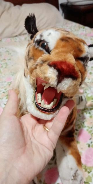 Tigre di peluche