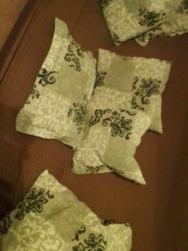 Cojines decorativos - Beige y marrón