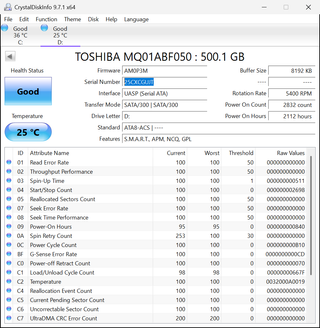 Discos Duros 2.5 500GB – 10€/unidad o 4 por 3