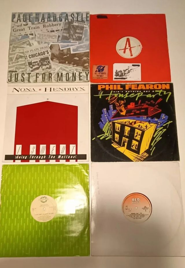 6 Maxi-Singles Vinilos Electrónica