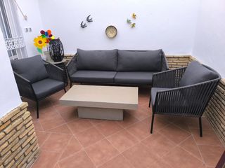 Conjunto jardín - Sofá y sillones
