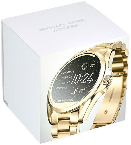 Oferta hoy !!!Reloj smartwatch Michael Kors dorado