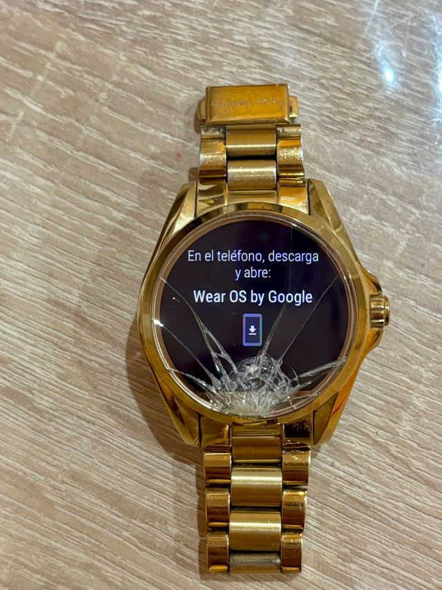 Oferta hoy !!!Reloj smartwatch Michael Kors dorado
