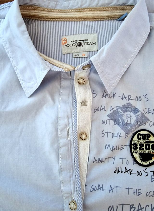 Camisa Tom Tailor azul