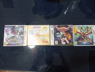 2 juegos de Nintendo 3ds y  2 de Nintendo ds
