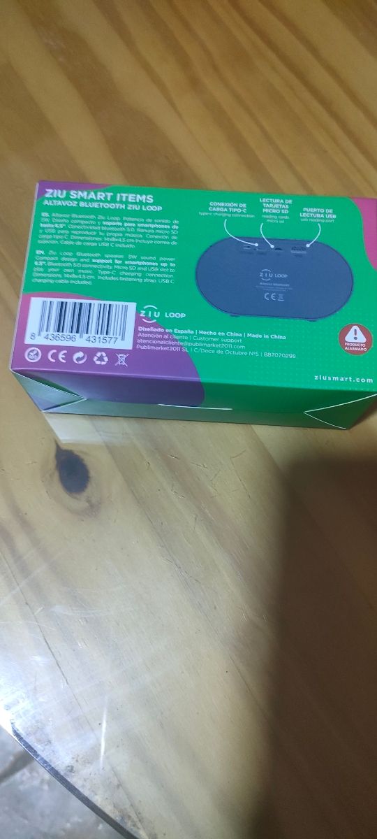 Altavoz Bluetooth ZIU Loop