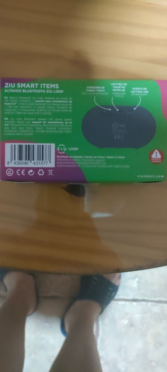 Altavoz Bluetooth ZIU Loop