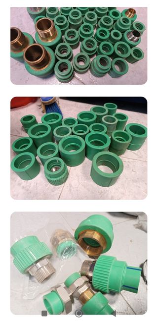 Fontanería
Piezas PPR,PVC, tubería PEX 