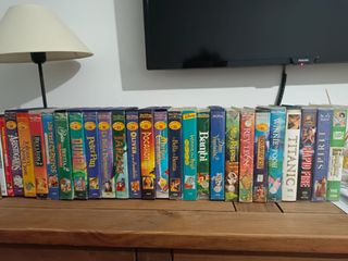 VHS Disney: 24 Películas Infantiles Originales