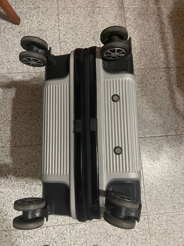 Maleta cabina Greenwich plata 52x35x20