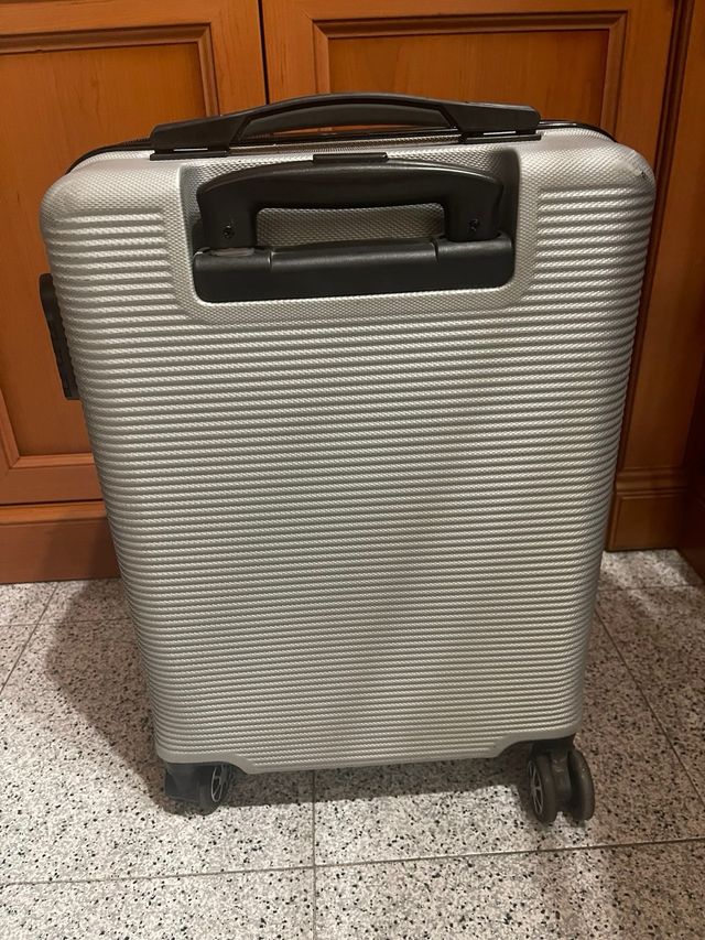 Maleta cabina Greenwich plata 52x35x20