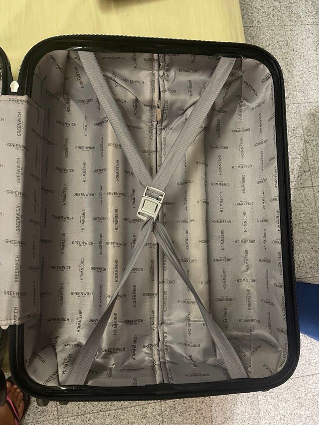 Maleta cabina Greenwich plata 52x35x20