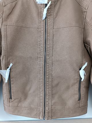 Chaqueta biker Jack & Jones marrón
