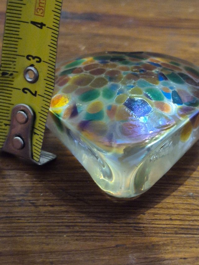 Fermacarte Cuore Vetro colorato