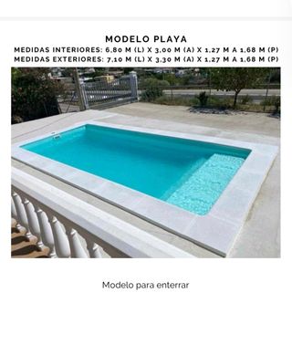 Piscina poliéster