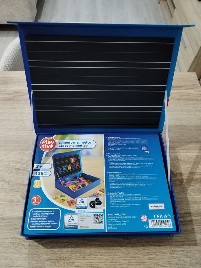 Juego de letras magnéticas