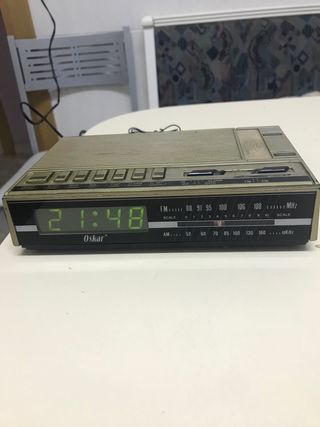Radio despertador digital