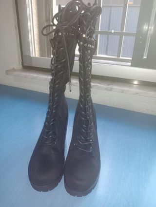 Botas negras altas talla 36
