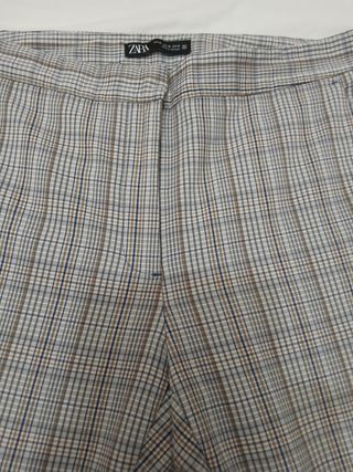 Pantaloni Zara a quadri multicolor