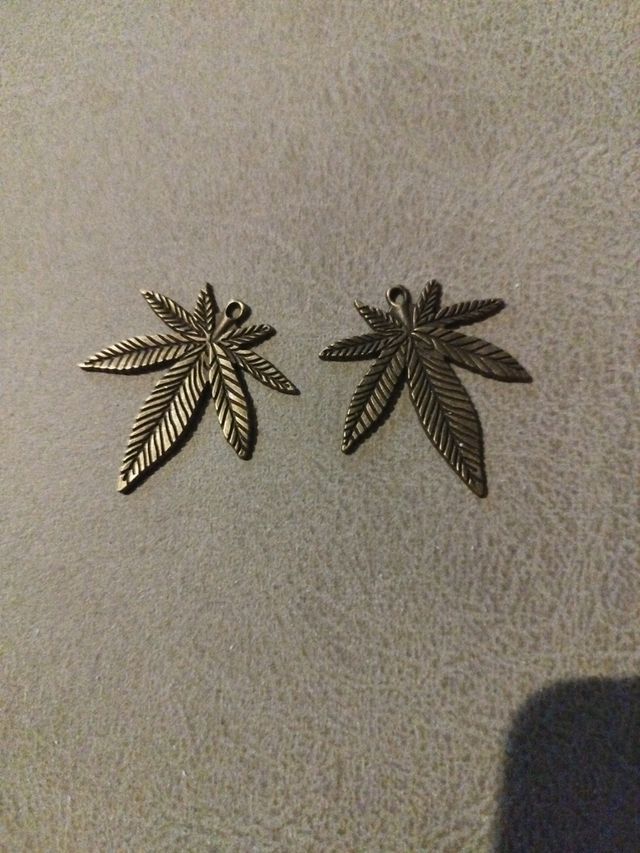 Colgantes Hojas Marrón Dorado