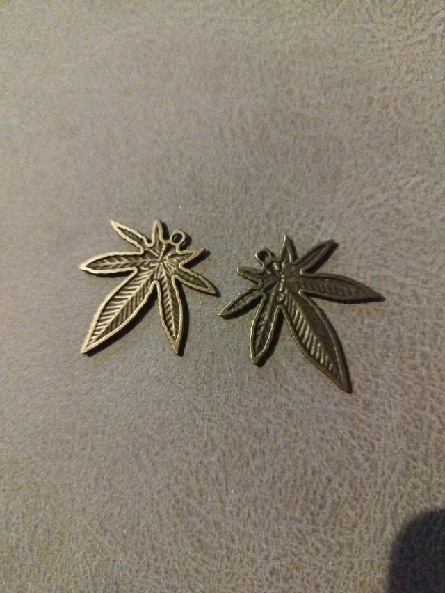 Colgantes Hojas Marrón Dorado