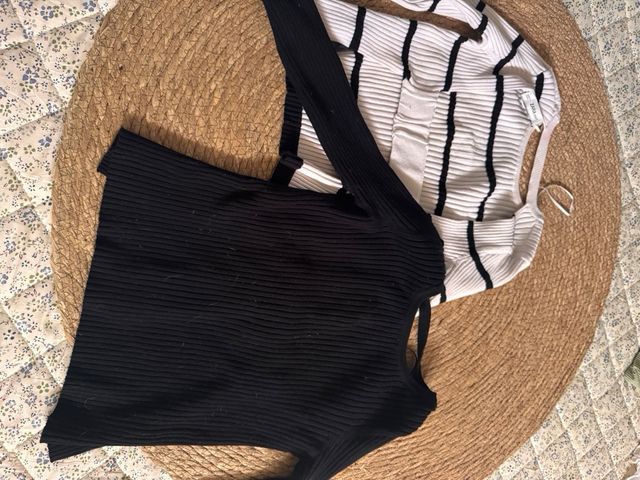 2 jerséis Zara - Blanco&Negro