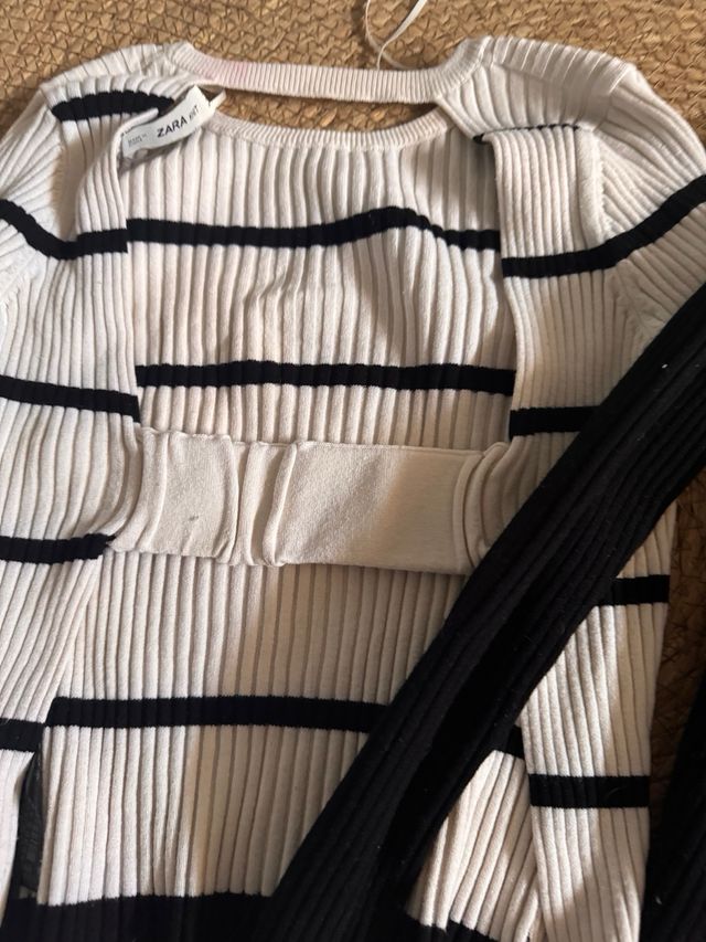 2 jerséis Zara - Blanco&Negro