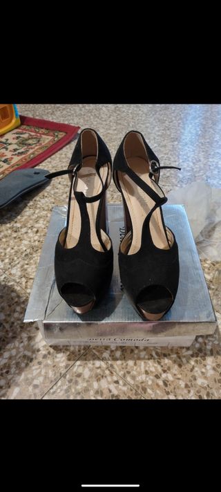 Sandali Diamantique neri tacco alto 39