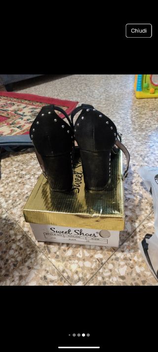 Sandali Sweet Shoes neri n.38