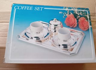 Set caffè argento - 2 tazzine