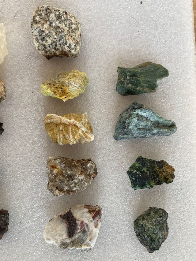 lotto stock minerali del isola d’ Elba 