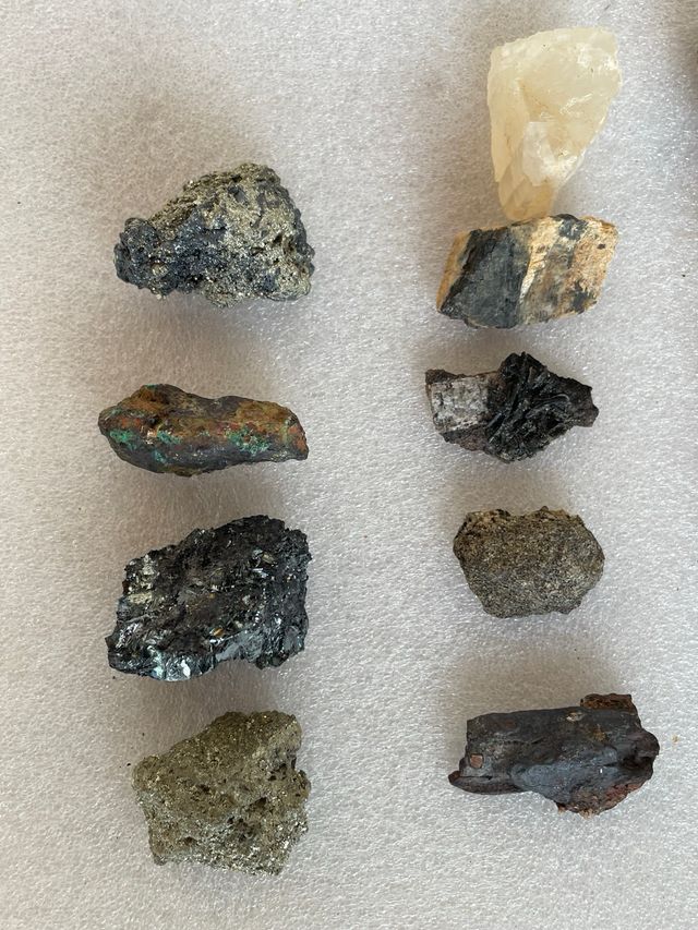 lotto stock minerali del isola d’ Elba 