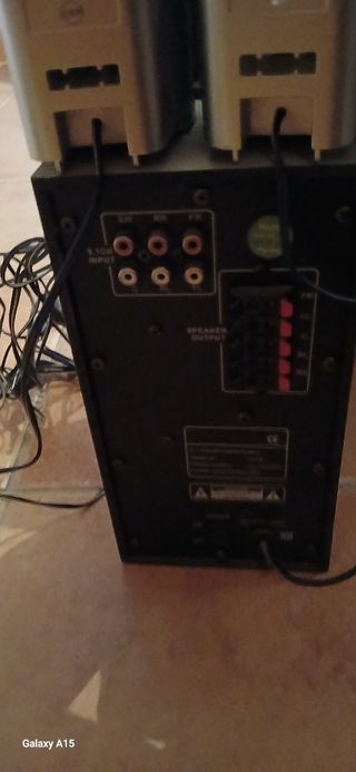 Home Cinema 5.1 - Altavoces beige/plata