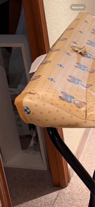 Cambiador bebé plegable