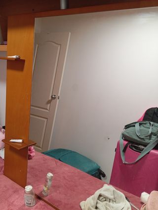 Espejo tocador madera marrón