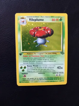 Vileplume holo jungla 1ed Carta Pokémon