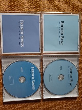 CDs British Beat & French Songs
