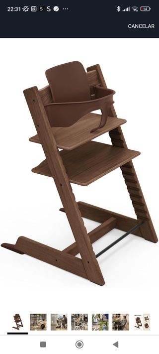 Trona Stokke - marrón